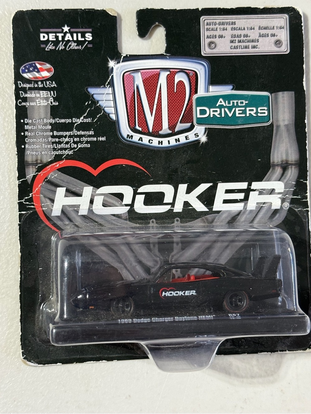 BNIP M2 Machines 1969 Dodge Charger Daytona Hemi R57 18-46 1:64